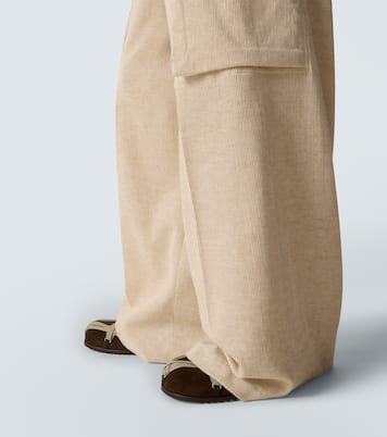 Firebanks cotton and linen cargo pants | Rick Owens
