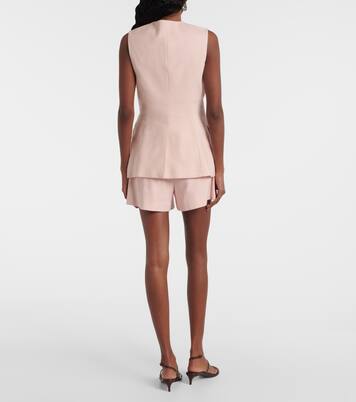 Weste Lois aus einem Leinengemisch | Veronica Beard