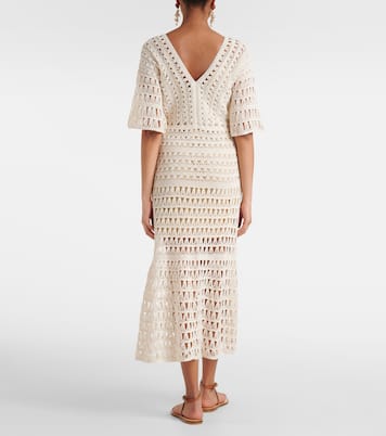 Robe longue en crochet de coton | Anna Kosturova