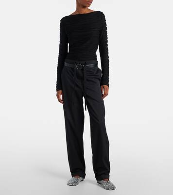 Pantalon ample White Label Barret en coton | Proenza Schouler