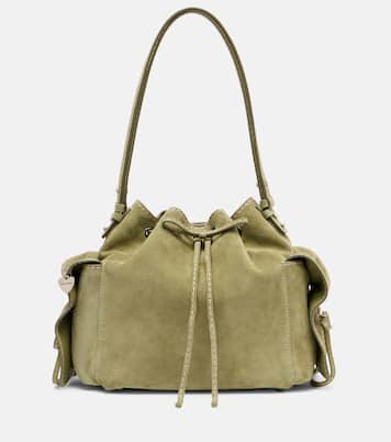 Multipocket Medium suede bucket bag | Acne Studios