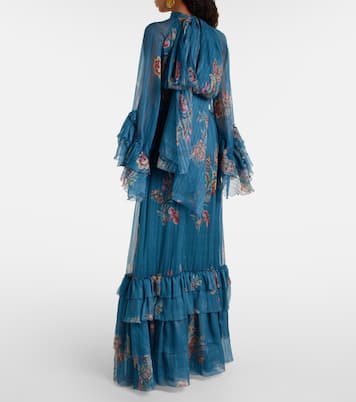 Paisley silk chiffon gown | Etro