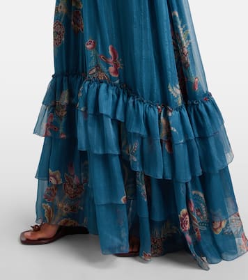 Paisley silk chiffon gown | Etro