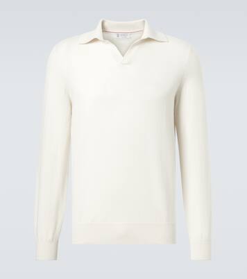 Cashmere polo sweater | Brunello Cucinelli