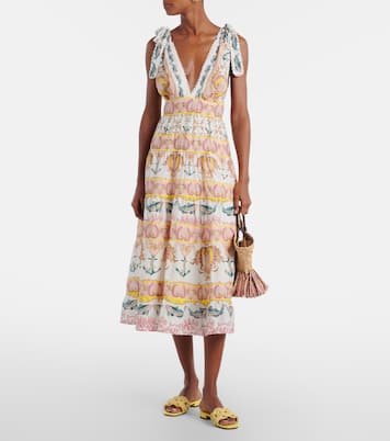Maritime Magic printed midi dress | Farm Rio