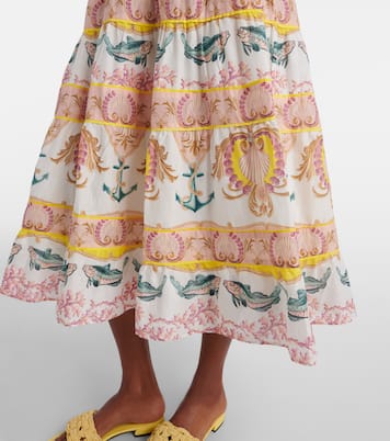 Maritime Magic printed midi dress | Farm Rio