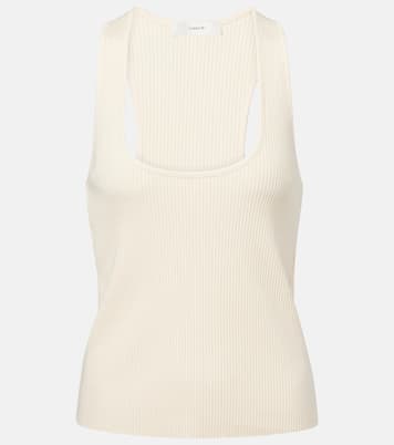 Top in misto cotone a coste | Vince