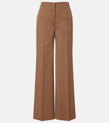 Agel high-rise virgin wool wide-leg pants | Fforme