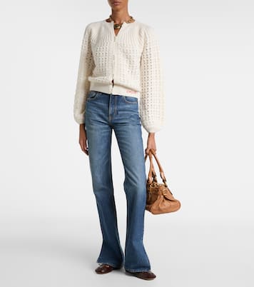 Pointelle wool and cashmere cardigan | Chloé