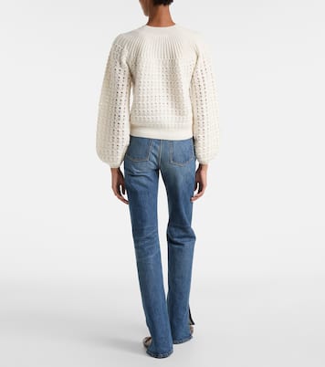 Pointelle wool and cashmere cardigan | Chloé