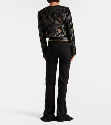 Chaqueta cropped bordada | Chloé