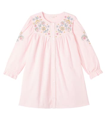 Robe Floriane en velours côtelé à fleurs | Louise Misha