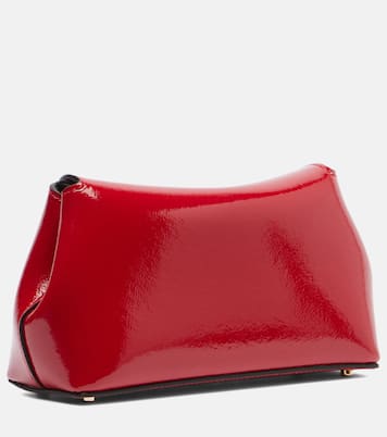 Clutch T-Lock Mini aus Lackleder | Toteme