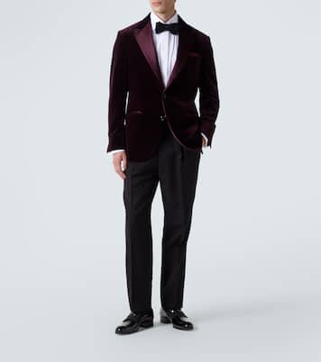 Blazer aus Baumwollsamt | Brunello Cucinelli