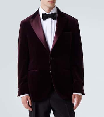 Blazer aus Baumwollsamt | Brunello Cucinelli