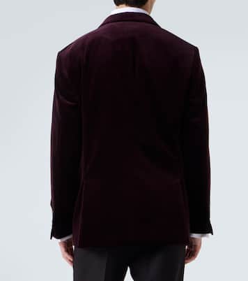 Blazer aus Baumwollsamt | Brunello Cucinelli