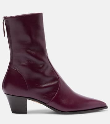 Brunswick 45 leather ankle boots | Aquazzura