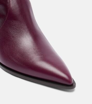 Brunswick 45 leather ankle boots | Aquazzura