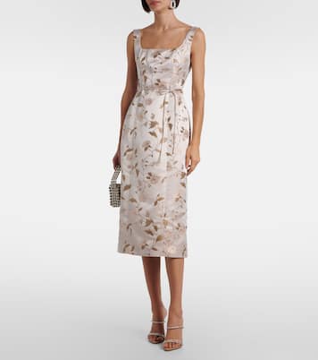 Midikleid Zoe aus Brokat | Staud