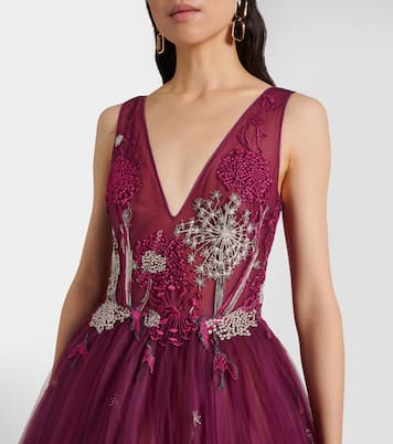 Verzierte Robe | Costarellos