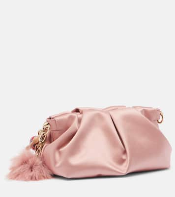 Schultertasche Eva Small aus Satin | Christian Louboutin