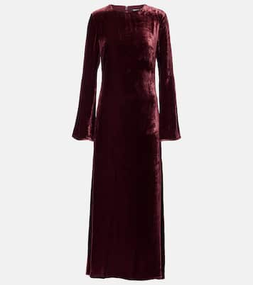 Velvet maxi dress | Rotate