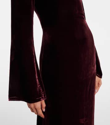 Velvet maxi dress | Rotate