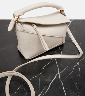 Puzzle Edge Mini leather shoulder bag | Loewe