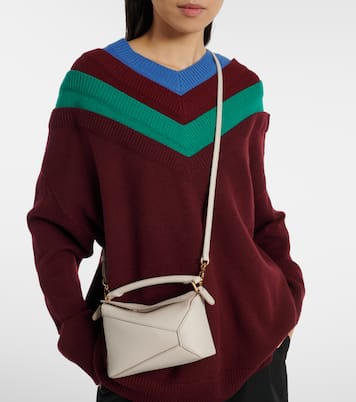 Puzzle Edge Mini leather shoulder bag | Loewe