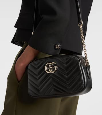 GG Marmont Small leather crossbody bag | Gucci