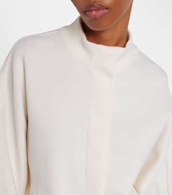 Cardigan en laine à fermeture zippée | Max Mara