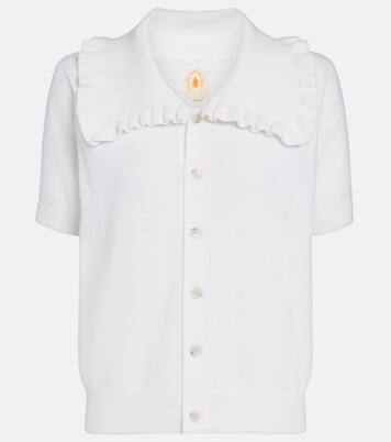 Cardigan en coton et cachemire | Jardin des Orangers