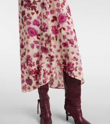 Midikleid Albini aus einem Seidengemisch | Isabel Marant