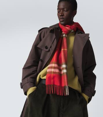 Écharpe Burberry Check en cachemire | Burberry