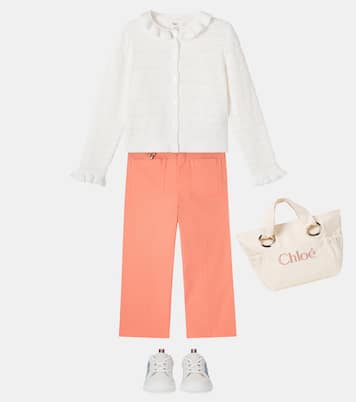 Cardigan en coton à volants | Chloé Kids