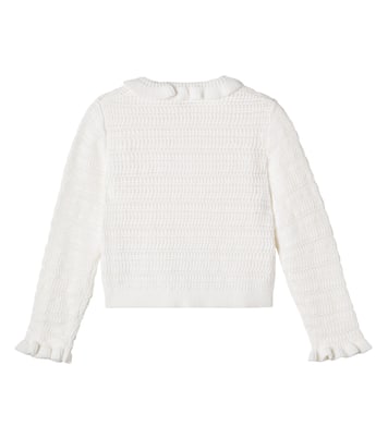 Cardigan en coton à volants | Chloé Kids
