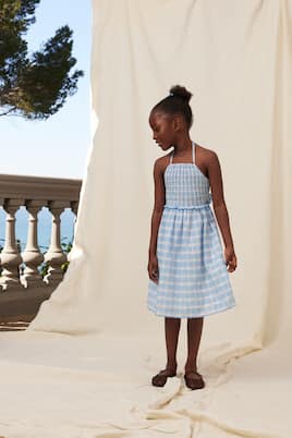 Bedrucktes Kleid Ida aus Baumwolle | Bebe Organic