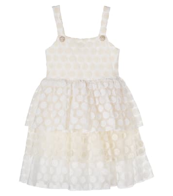 Embroidered ruffled tulle dress | Patachou