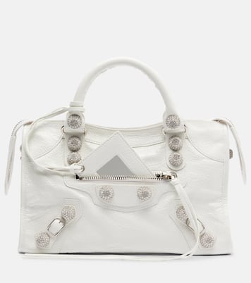 Le City Small embellished leather shoulder bag | Balenciaga