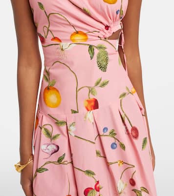 Robe midi Otoño en coton imprimé | Agua by Agua Bendita