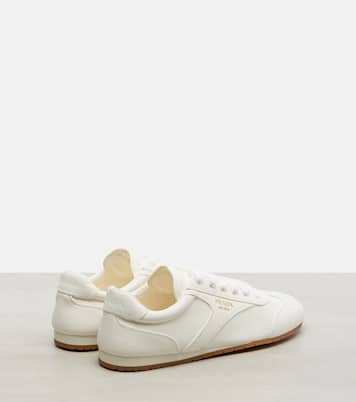 Leather sneakers | Prada