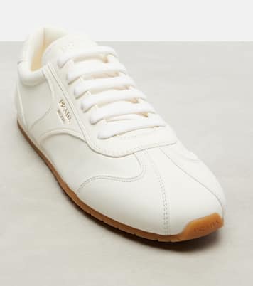 Leather sneakers | Prada
