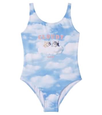 Cloudy printed swimsuit | Konges Sløjd