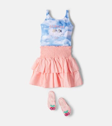 Cloudy printed swimsuit | Konges Sløjd