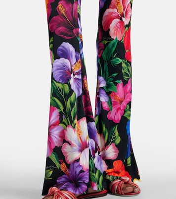 Pantalones flared florales | Dolce&Gabbana