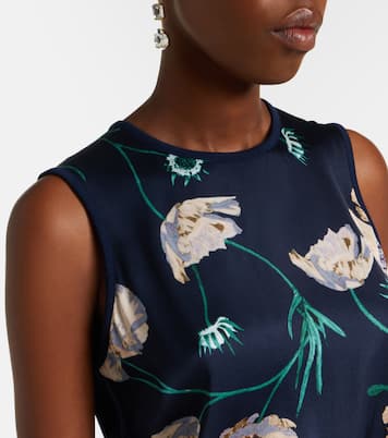 Gilet in lana floreale | Erdem