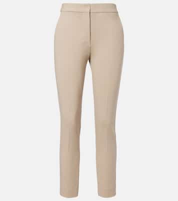 Schmale Cropped-Hose aus Jersey | Max Mara