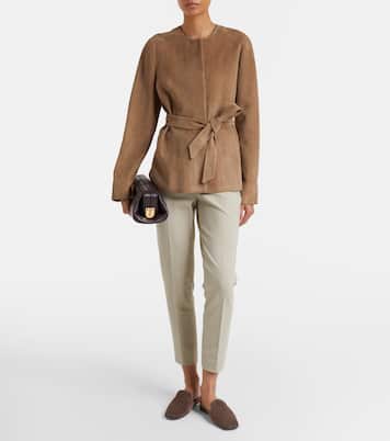 Schmale Cropped-Hose aus Jersey | Max Mara
