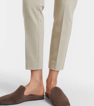 Schmale Cropped-Hose aus Jersey | Max Mara