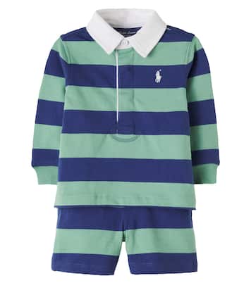Baby jersey polo shirt and shorts set | Polo Ralph Lauren Kids